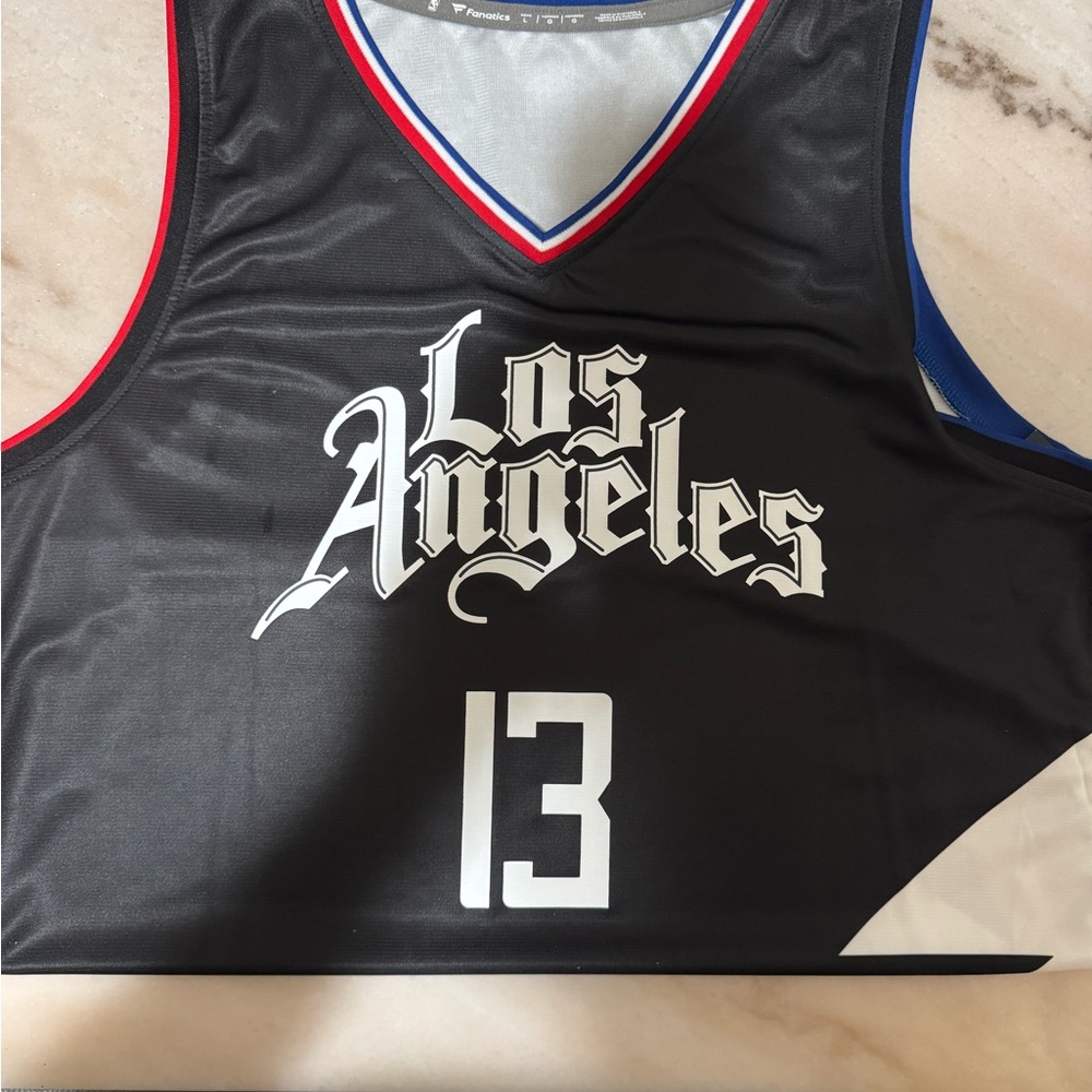 . Fanatics Paul George City Edition Clippers Jersey